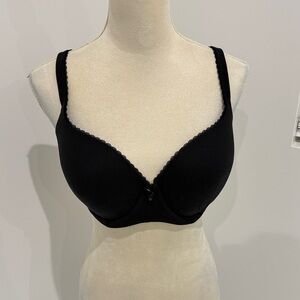 Victoria's Secret Black Lace Trim Bra